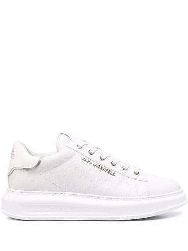 Baskets K/Monogram Kapri en cuir - Karl Lagerfeld - Modalova
