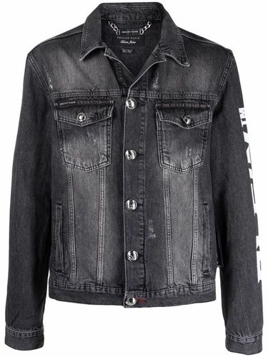 Veste en jean à logo - Philipp Plein - Modalova