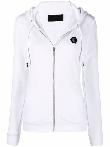 Hoodie zippé à logo appliqué - Philipp Plein - Modalova