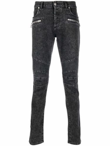Jean slim à détails nervurés - Balmain - Modalova