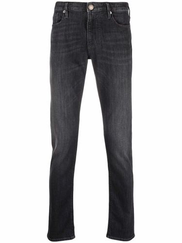 Emporio Armani jean slim - Noir - Emporio Armani - Modalova