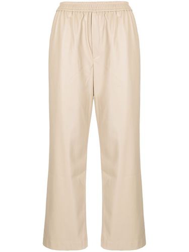 Pantalon droit en cuir artificiel - Goen.J - Modalova