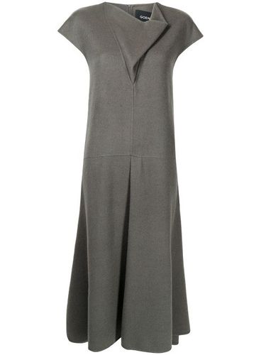Robe en laine mélangée à col bénitier - Goen.J - Modalova