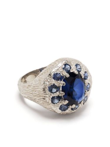 Chevalière en sertie de saphirs - Bleue Burnham - Modalova