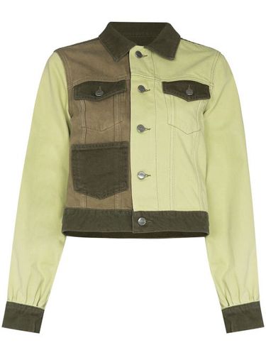 Veste colour block en jean - GANNI - Modalova