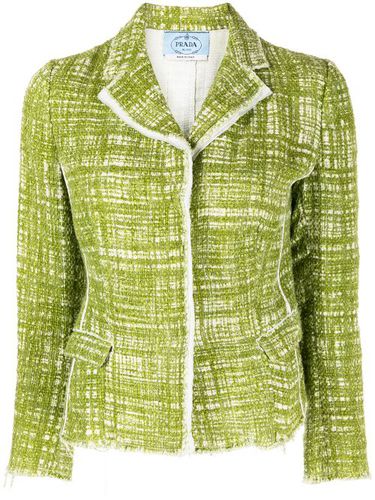 Blazer tissé à carreaux (1996) - Prada Pre-Owned - Modalova