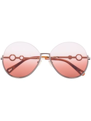 Lunettes de soleil Sofya à monture ronde - Chloé Eyewear - Modalova