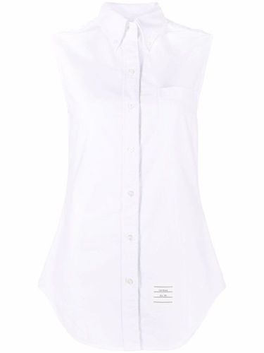 Chemise sans manches à col pointu - Thom Browne - Modalova