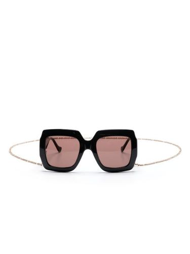 Lunettes de soleil carrées à logo GG - Gucci Eyewear - Modalova