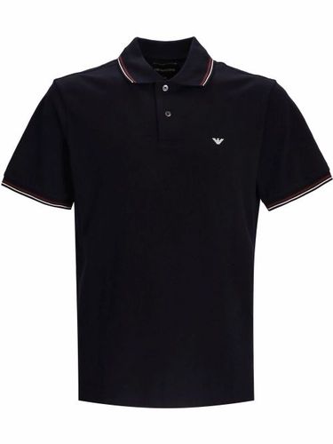 Polo à logo brodé - Emporio Armani - Modalova