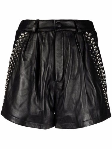 Short en cuir à ornements en cristal - Philipp Plein - Modalova