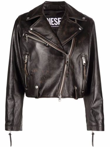 Veste crop L-Edmea-Cl en cuir - Diesel - Modalova