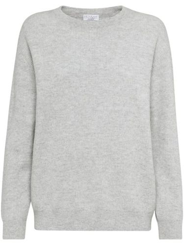 Pull en cachemire à col rond - Brunello Cucinelli - Modalova