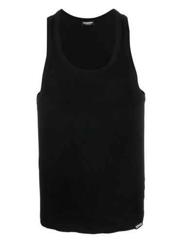 Débardeur nervuré en coton - DSQUARED2 - Modalova