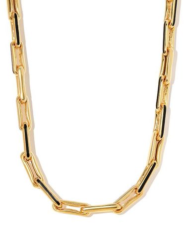 Collier en jaune 14 ct à détail de chaîne - Lauren Rubinski - Modalova