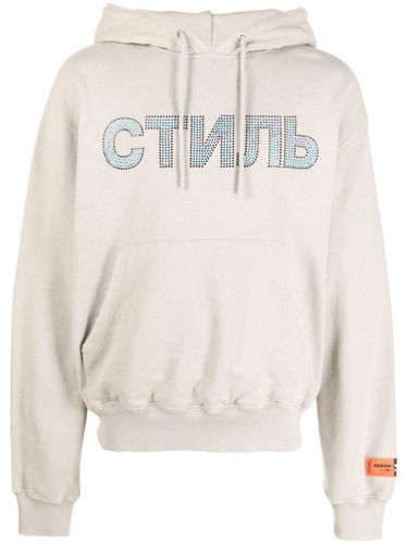 Hoodie à motif СТИЛЬ - Heron Preston - Modalova