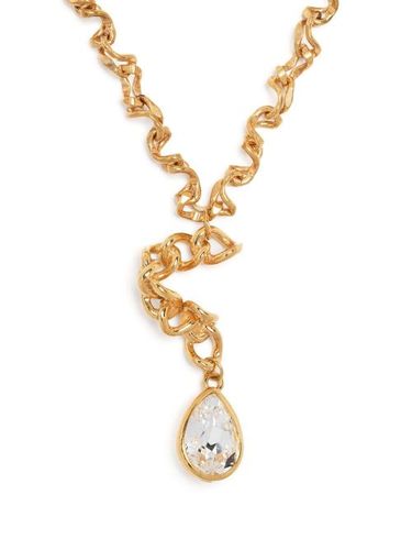 Collier torsadé à pendentif serti de cristal - Sterling King - Modalova