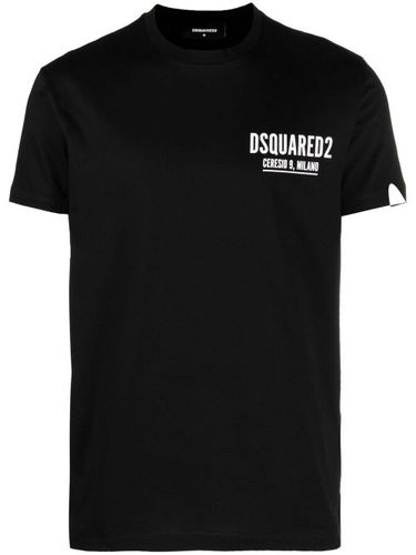 T-shirt en coton à logo imprimé - DSQUARED2 - Modalova