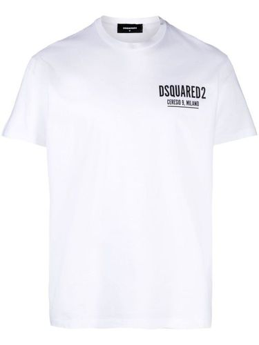 T-shirt en coton à logo imprimé - DSQUARED2 - Modalova