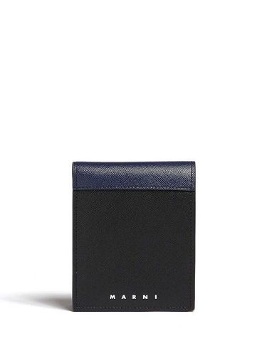 Portefeuille pliant à logo imprimé - Marni - Modalova