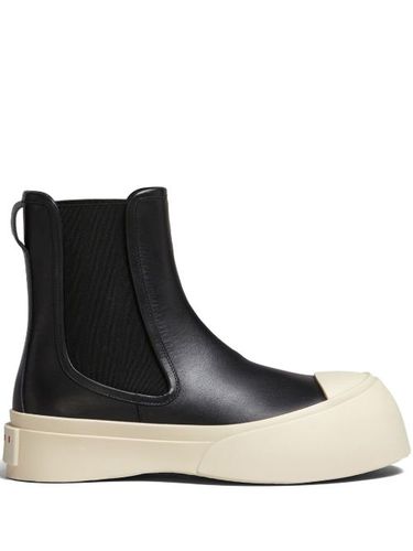 Bottes chelsea en cuir verni - Marni - Modalova