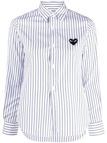 Chemise rayée à motif cœur - Comme Des Garçons Play - Modalova