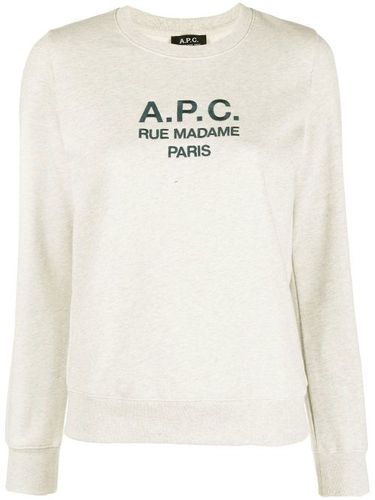 Sweat à logo imprimé - A.P.C. - Modalova