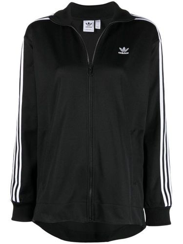 Sweat zippé à logo brodé - adidas - Modalova