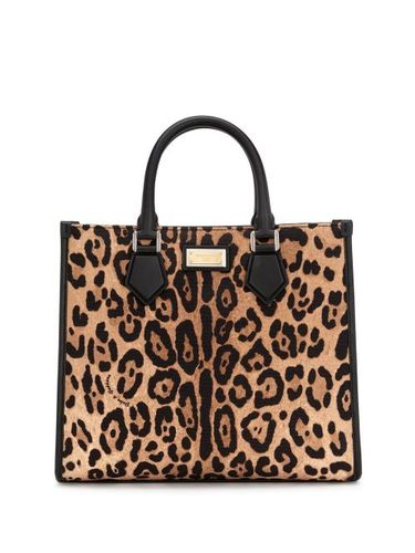 Sac cabas à motif léopard - Dolce & Gabbana - Modalova
