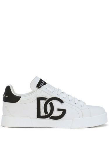 Baskets Portofino en cuir - Dolce & Gabbana - Modalova
