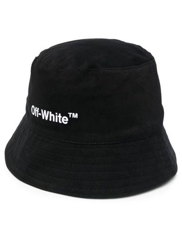 Bob à logo Helvetica brodé - Off-White - Modalova