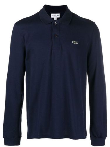 Lacoste polo à patch logo - Bleu - Lacoste - Modalova