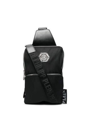 Sac porté épaule à plaque logo Hexagon - Philipp Plein - Modalova