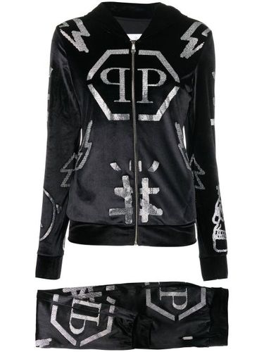 Hoodie à logo clouté - Philipp Plein - Modalova