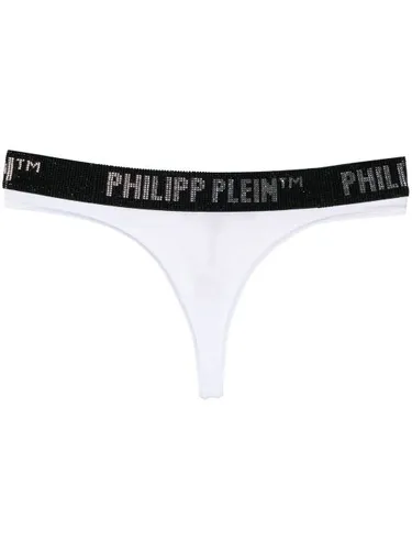 String en coton à logo strassé - Philipp Plein - Modalova