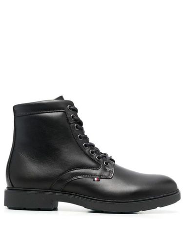 Bottines en cuir à lacets - Tommy Hilfiger - Modalova