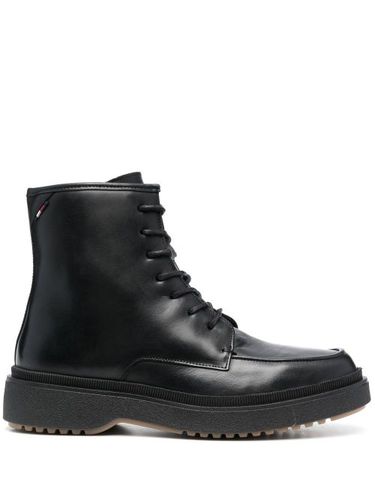 Bottines en cuir à lacets - Tommy Hilfiger - Modalova