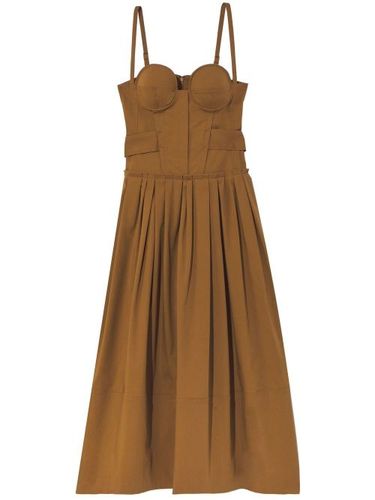 Robe-bustier mi-longue plissée - Proenza Schouler - Modalova