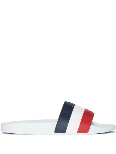Claquettes Basile à rayures - Moncler - Modalova