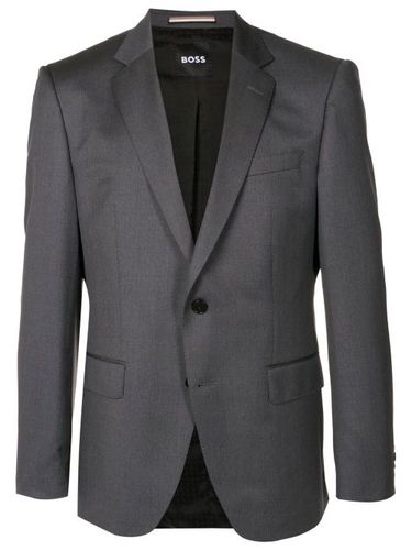 Blazer cintré à simple boutonnage - BOSS - Modalova