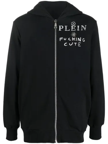 Hoodie à logo imprimé - Philipp Plein - Modalova