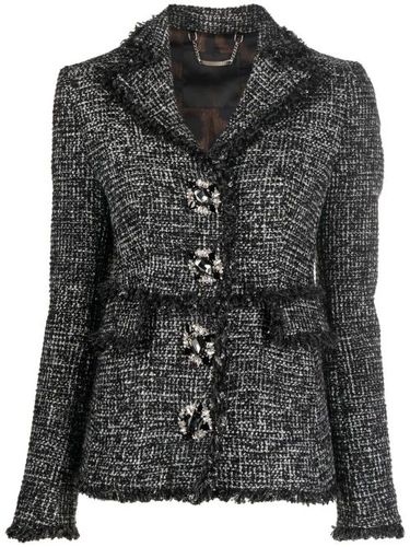 Blazer en tweed à taille ceinturée - Philipp Plein - Modalova