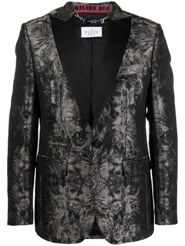 Blazer Gothic Plein en jacquard - Philipp Plein - Modalova