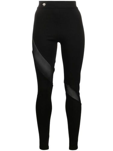 Legging taille-haute à plaque logo - Philipp Plein - Modalova
