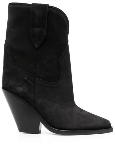 Bottines Leyane en daim 90 mm - ISABEL MARANT - Modalova