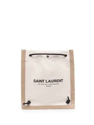 Sac à dos en toile à lien de resserrage - Saint Laurent - Modalova