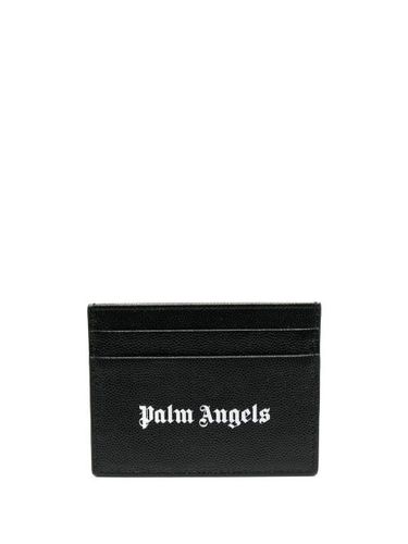 Porte-cartes à logo Goth imprimé - Palm Angels - Modalova