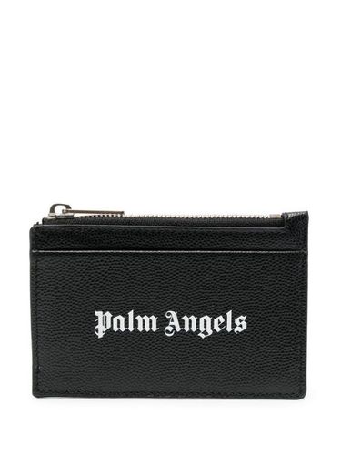 Porte-cartes à logo Gothic imprimé - Palm Angels - Modalova