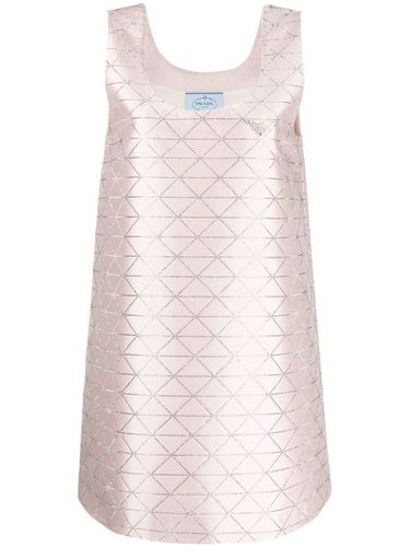 Robe à motif géométrique - Prada - Modalova