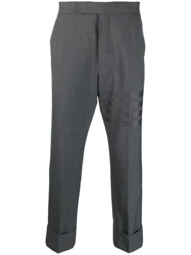 Pantalon court en laine à rayures - Thom Browne - Modalova